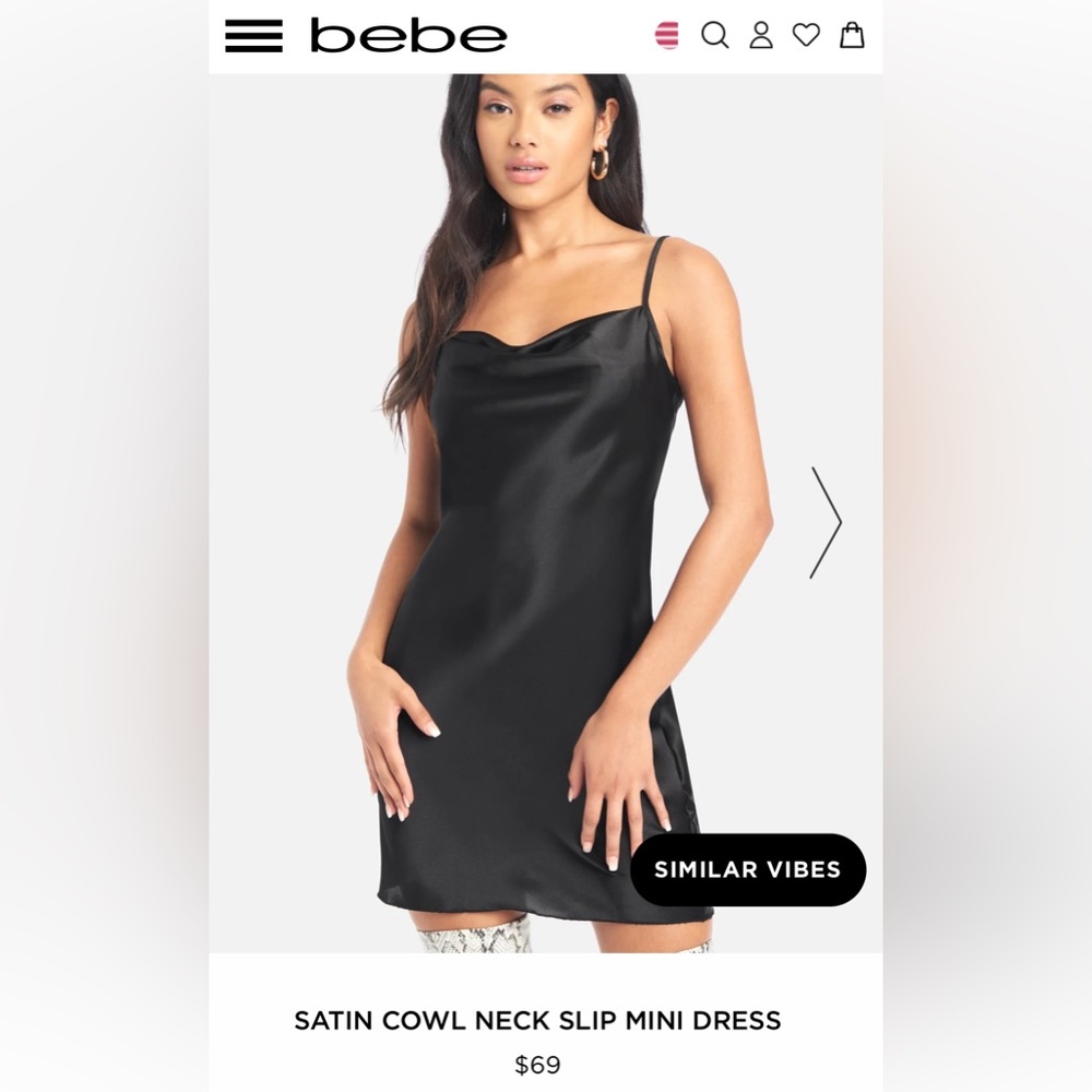 Bebe Slip Dress